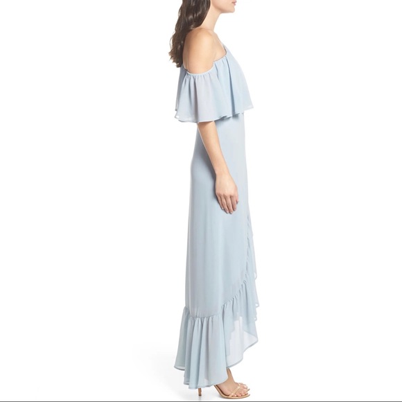 SHOW ME YOUR MUMU BLUE RUFFLE MAXI DRESS - Picture 7 of 14